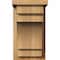 Ekena Millwork Mediterranean Rough Sawn Corbel w/Backplate, Western Red Cedar, 8"W x 10"D x 14"H COR08X10X14MED01RWR - alternate 2